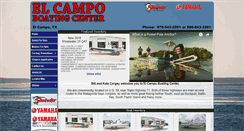 Desktop Screenshot of elcampoboating.com